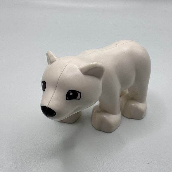 Lego Duplo Animals Lot Set Of 8 Zoo Keeper Cow Giraffe Polar Bear Tiger Pig - Picture 4 of 13